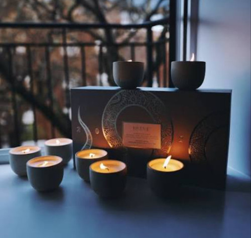 شمع کاسه سرامیکی